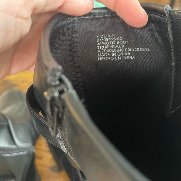 GAP Black Combat & Moto Boots - Picture 7 of 9